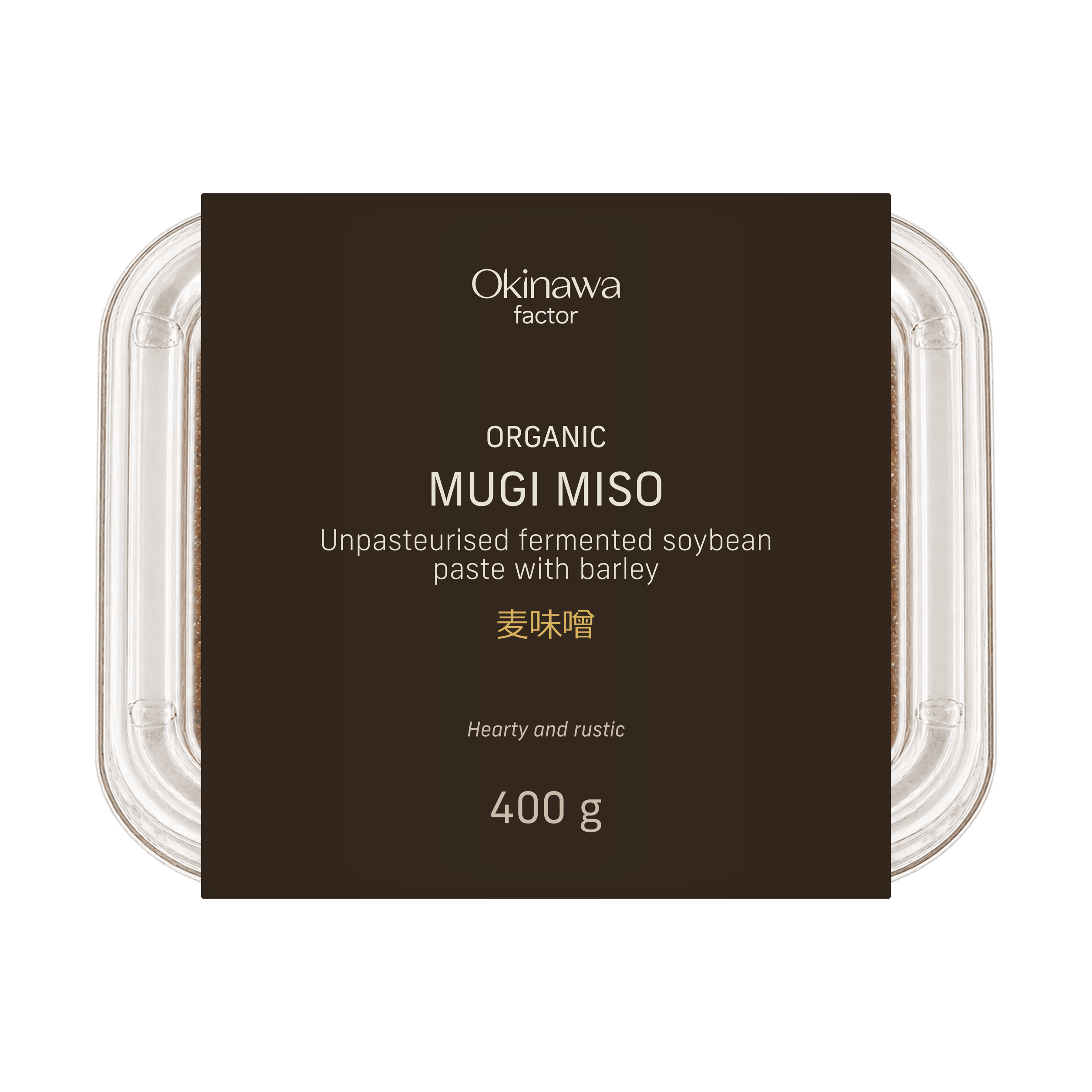 Okinawa Factor Mugi Miso Unpasteurised, pakiranje 400 g